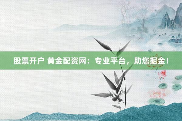 股票開戶 黃金配資網(wǎng)：專業(yè)平臺，助您掘金！