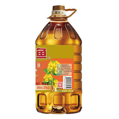 金龍魚(yú)濃香菜籽油 桶食用油植物油非轉(zhuǎn)基因物理壓榨 4l